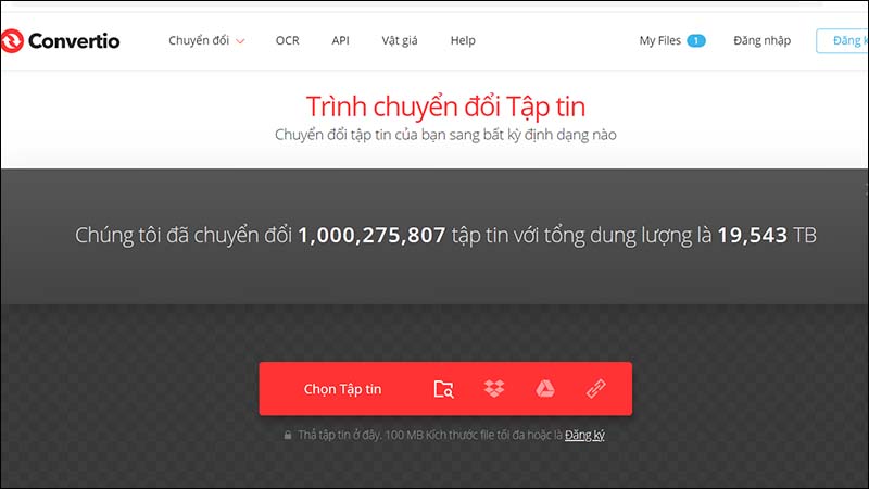 Giao diện của trang web khi truy cập thành công